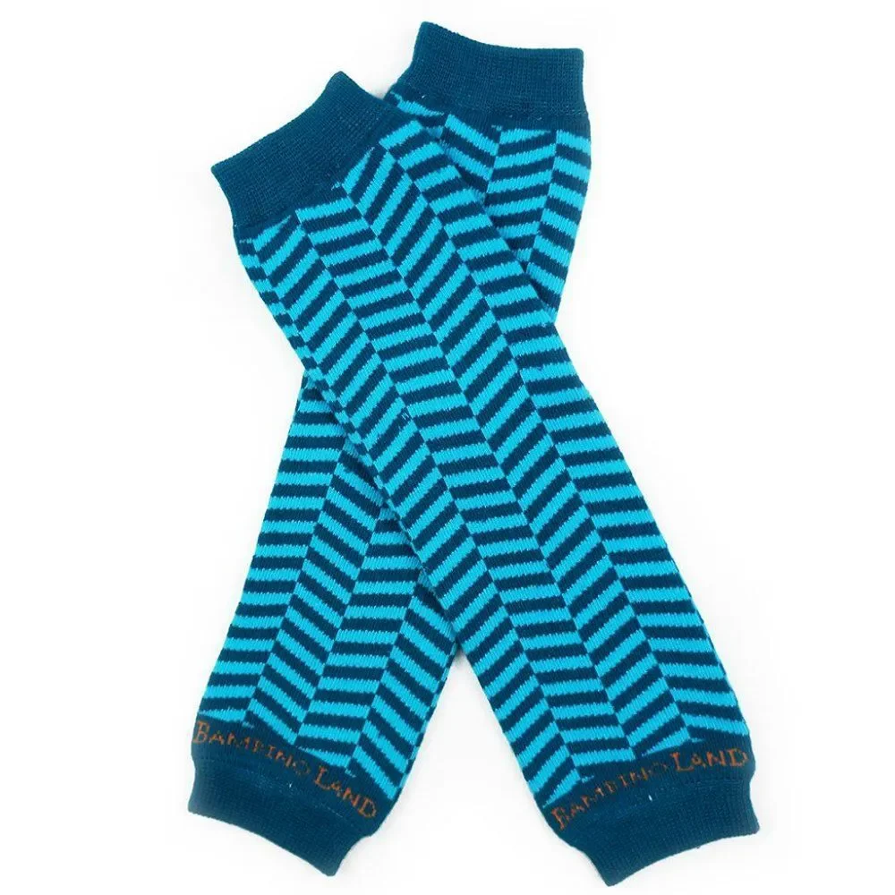 6 pairs of baby boy leg warmers by Bambino Land - OS fits 4 months and up!